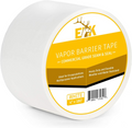 ELK - Vapor Barrier Tape, PE 9mm Polyethylene, Sealing Moisture Barrier Seam and Seal Tape for Crawl Space or Marine Use, Waterproof, 4 Inch x 180 Foot Roll - UV Resistant