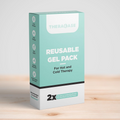 Reusable Gel Pack and Wrap Bundle - Hot and Cold Therapy for Back Pain Relief, Injuries, Rehabilitation - 2X The Gel for Maximum Long-Lasting Cooling Power - 14