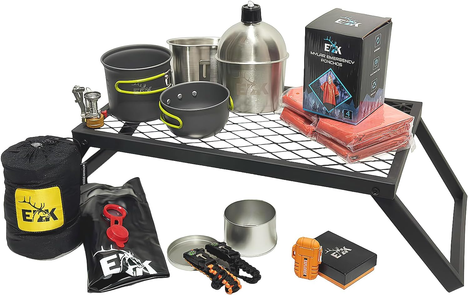 ELK Camping Adventure Gift Set: Essential Outdoor Gear and Equipment Bundle for Nature Enthusiasts - Perfect for Hiking, Backpacking, and Wilderness Excursions