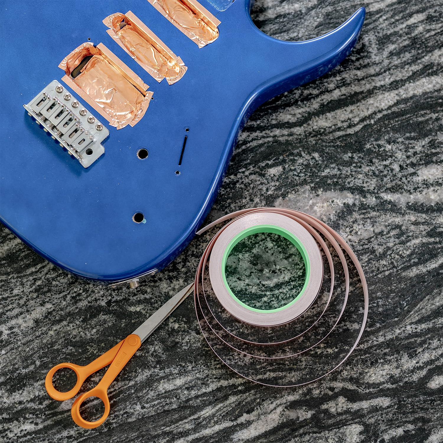 ELK Copper Foil Tape with Conductive Adhesive for Guitar, EMI Shielding, Crafts, Electrical Repairs and Grounding