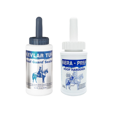  Kera-Prep Hoof Hardener and Hoof Guard Sealant (Combo Pack)