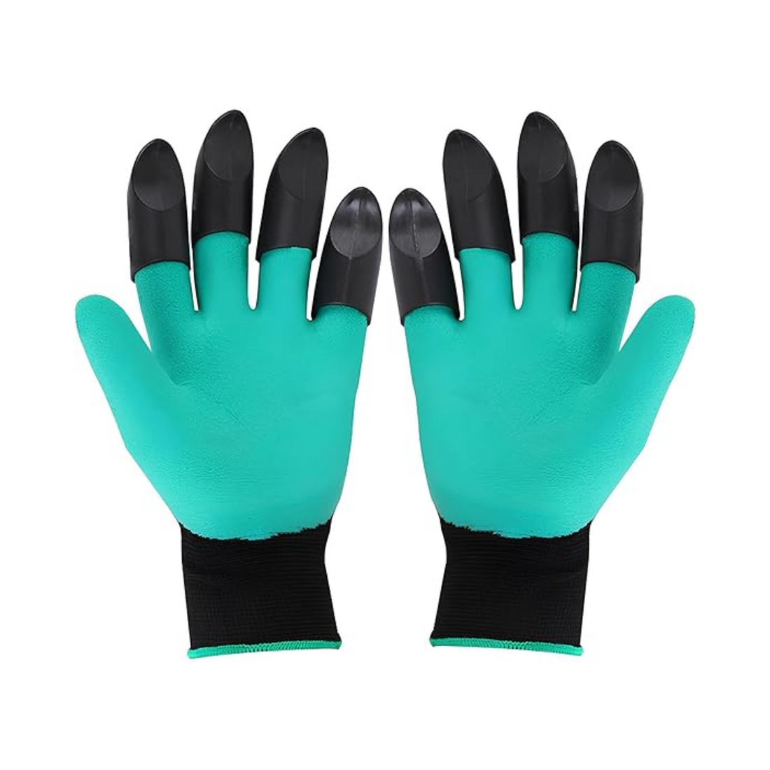 ELK Gardening Gloves with Claws - 1 Pair, Universal Size (Teal) - Quick Digging, Waterproof, Puncture Resistant