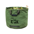 ELK 33-Gallon Non Self-Standing Multipurpose Garden Leaf Waste Bag - Durable Canvas for Yard Cleaning, Harvesting, and Storage - Heavy Duty with Rubber Handles and PVC Elastic Bone - 22