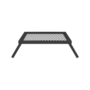 ELK Portable Folding Campfire Grill - Heavy Duty Stainless Steel Cooking Grate for Camping, Hiking, and BBQ - Ideal for Outdoor Adventures