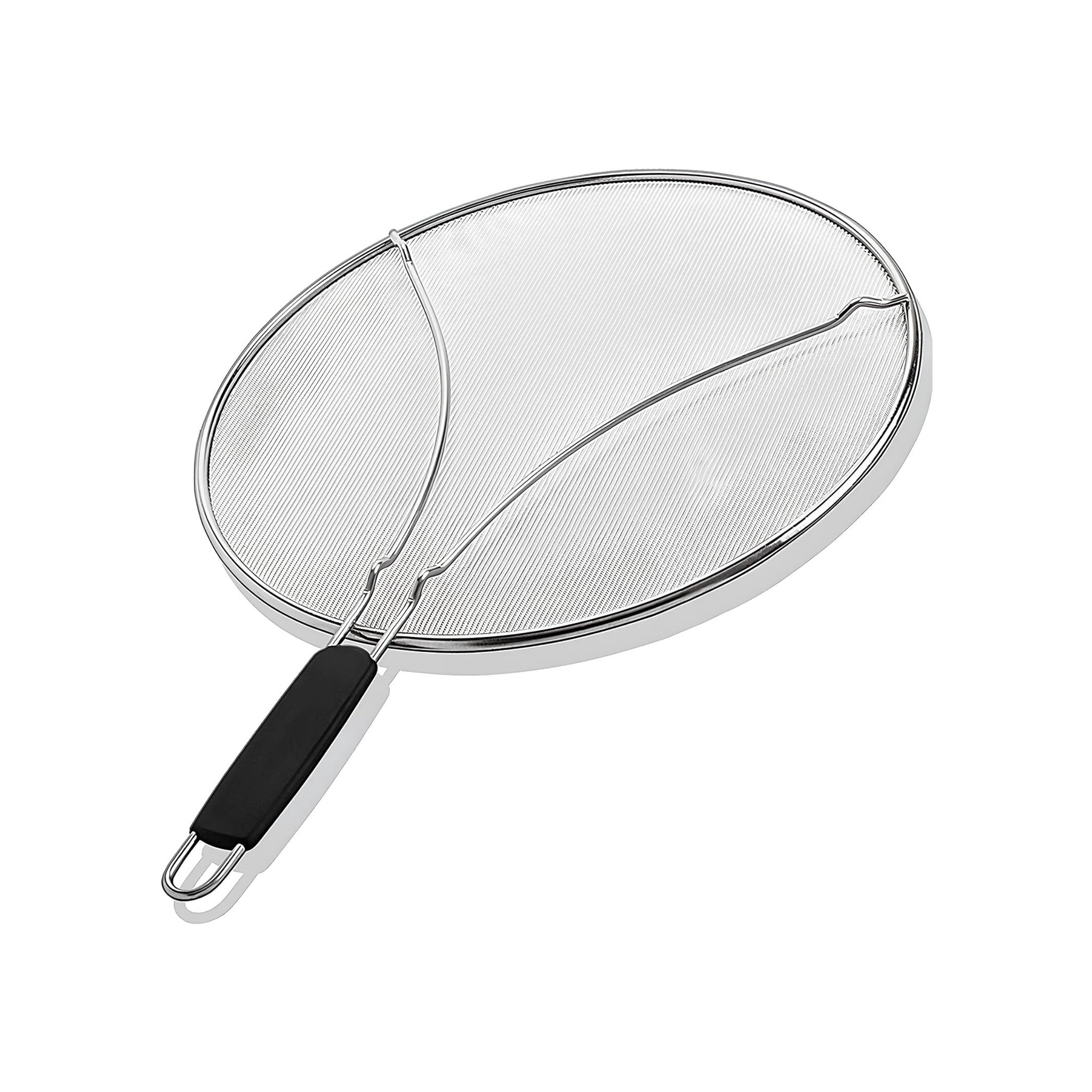 ELK Stainless Steel Grease Splatter Screen - 13 Inch Mesh Guard for Frying Pans and Skillets - Universal Design, Stops 99% of Hot Oil Splashes - Kitchen Safety and Easy Cleanup